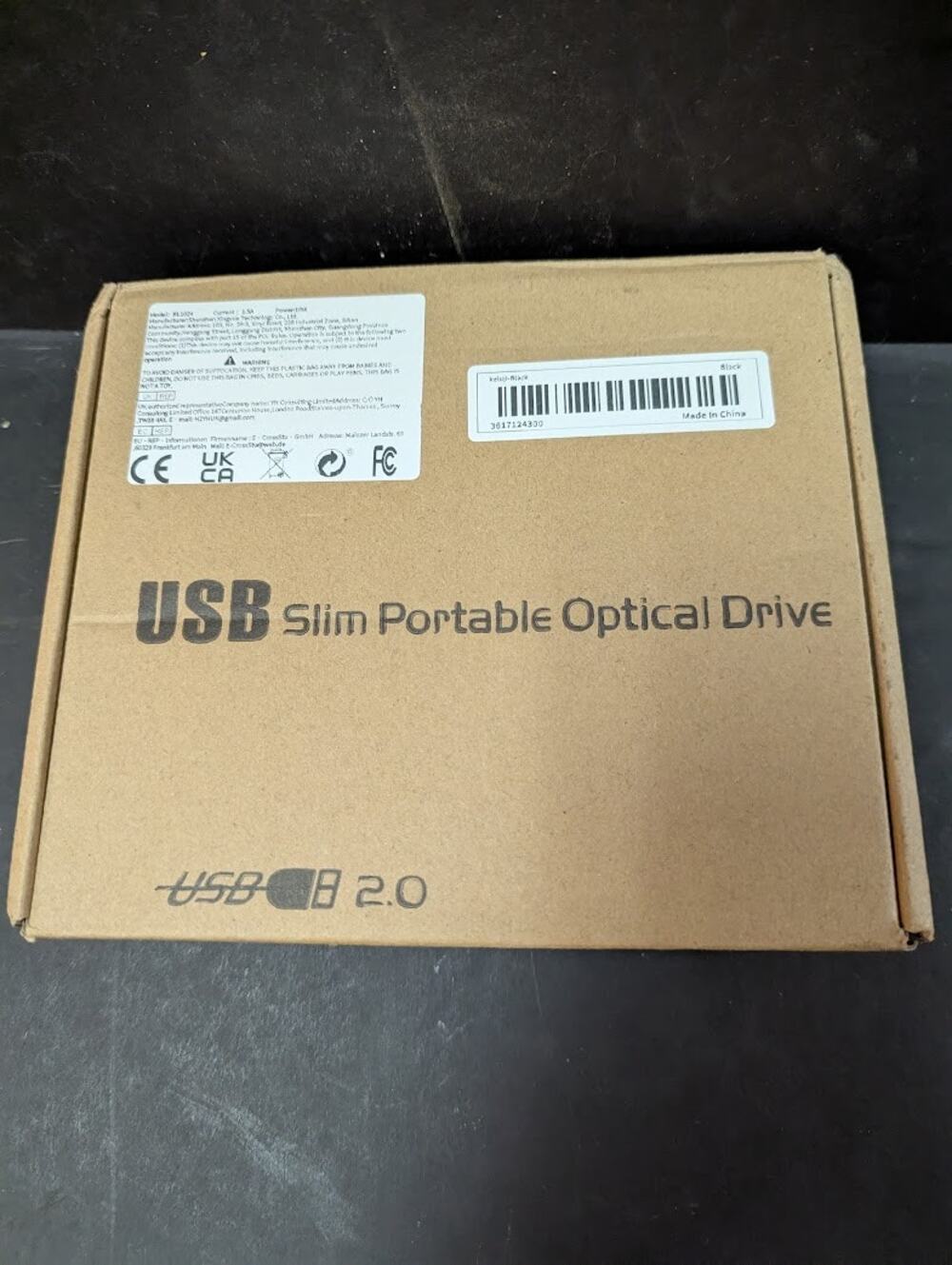 USB 2.0 Slim Portable Optical Drive DVD ROM combo